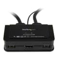 Miniatyrbillede 2 af 2: Startech 2 Port Usb Hdmi Cable Kvm Switch Sort
