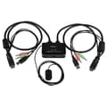Miniatyrbillede 1 af 2: Startech 2 Port Usb Hdmi Cable Kvm Switch Sort