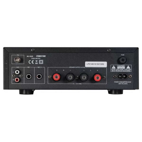 Fonestar Stereo Hifi Forstærker As-1515 Sort