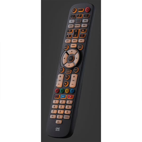 One For All Universal Tv-fjärrkontroll Urc3661 Silver