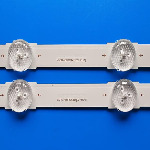 LED Baggrundsbelysning Strip, 12 stk., Kompatibel med Samsung UE50JU6400U og UN50JU6500