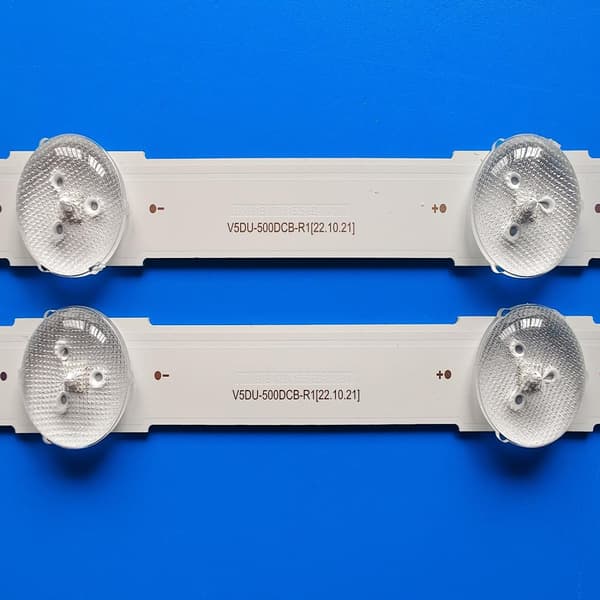 LED Baggrundsbelysning Strip, 12 stk., Kompatibel med Samsung UE50JU6400U og UN50JU6500