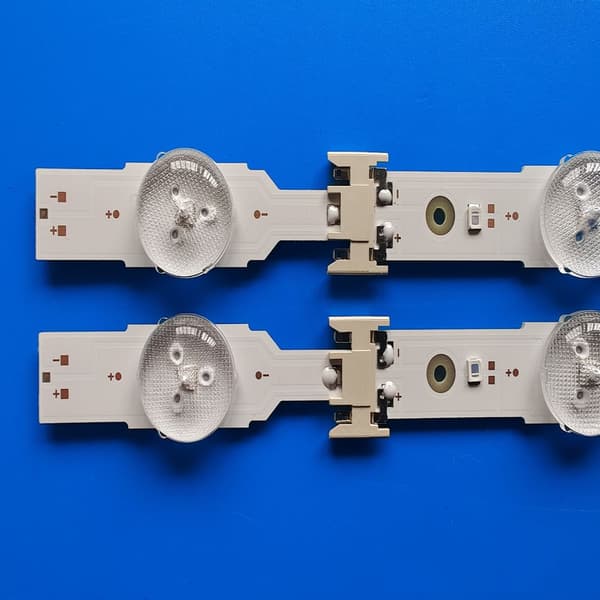 LED Baggrundsbelysning Strip, 12 stk., Kompatibel med Samsung UE50JU6400U og UN50JU6500