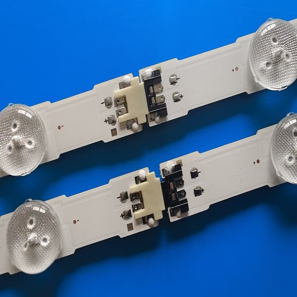 LED-taustavalo nauha, 11 lamppua, yhteensopiva Samsung S_5U75_48_FL L5 R6 BN96-34793A 34794A UE48JU6000 UE48JU6400K UE48JU6450 V5DU-480DCA-R1 kanssa.
