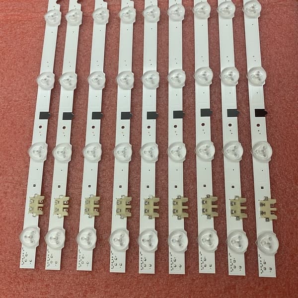 LED-bakgrundsbelysningslist, kompatibel med UN50F6400, UN50F5500, 16 LED-lampor, 1040 mm längd