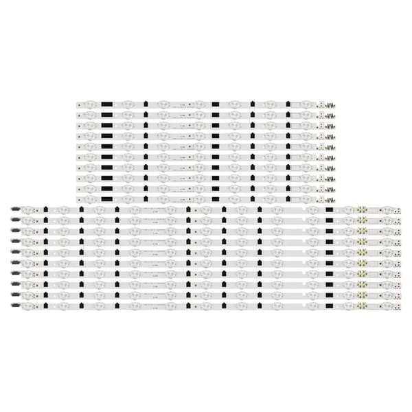 LED-taustavalonauhat, 1150 mm pituus, 18 LED-helmeä per nauha, 3V jännite