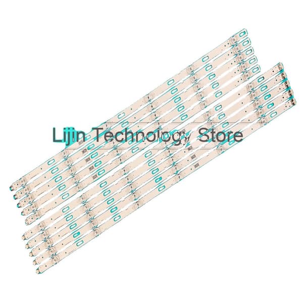 LED-taustavaloaukkonauha, 1303 mm pituus, 12 LEDiä per nauha, 3V jännite