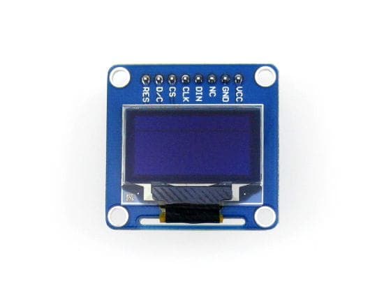 OLED-skærm 0,96" SPI/I2C