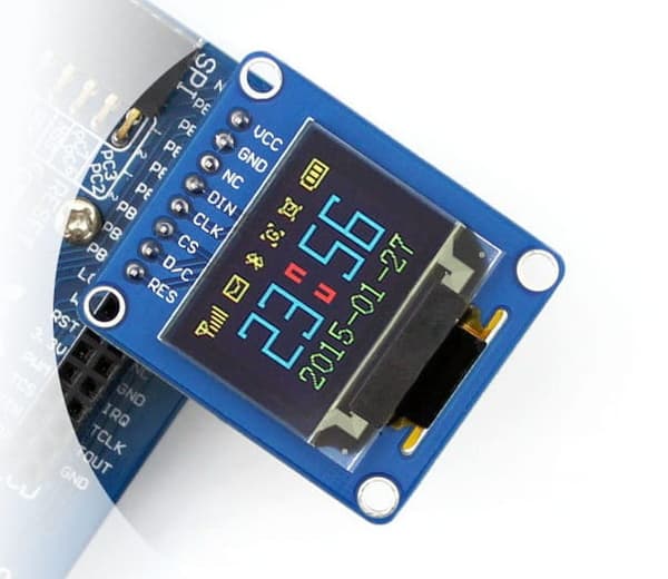Skærm OLED 0,95"" RGB 96*64 65K SSD1331