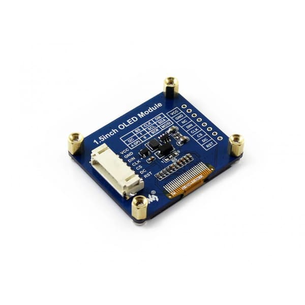 OLED-skærm 1,5" 128x128 Hvid