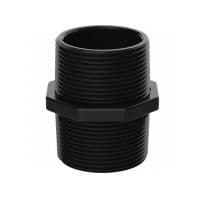 Akse Han-stik NPS/NPT 1,5"" 01706-001, Universal, Sort, 01706-001