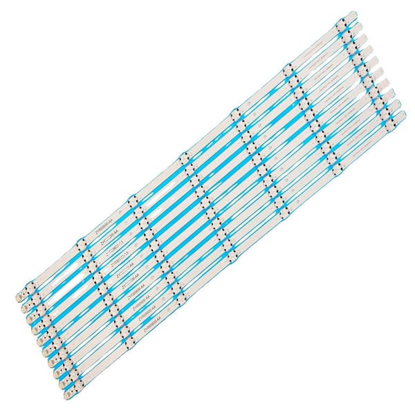 LED-nauhat TV:n vaihtoon, 710 mm pituus, 10 kpl setti, 3V energiatehokas
