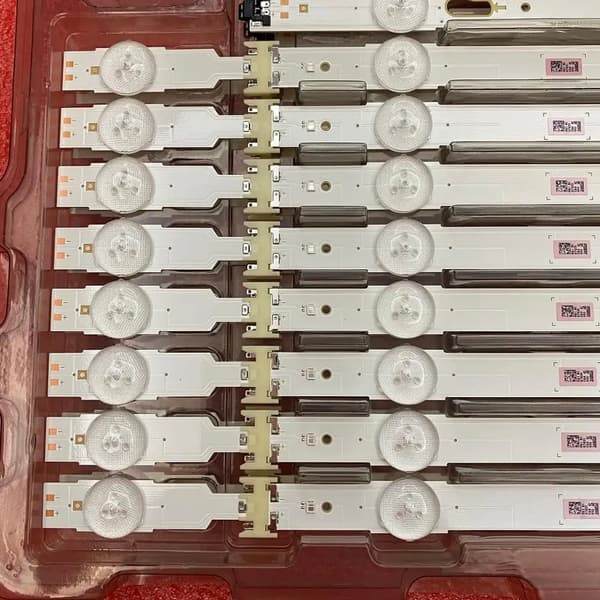 LED-remsa för TV-apparater, 16 LED-set, 1240 mm längd, enkel installation