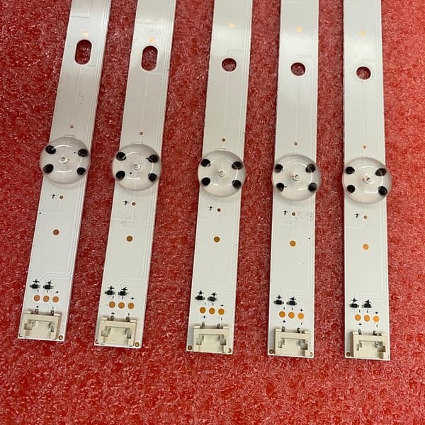 LED-bakgrundsbelysningsremsa, komplett kit för 60-tums TV, hög hållbarhet,Kit 10st för 1 TV