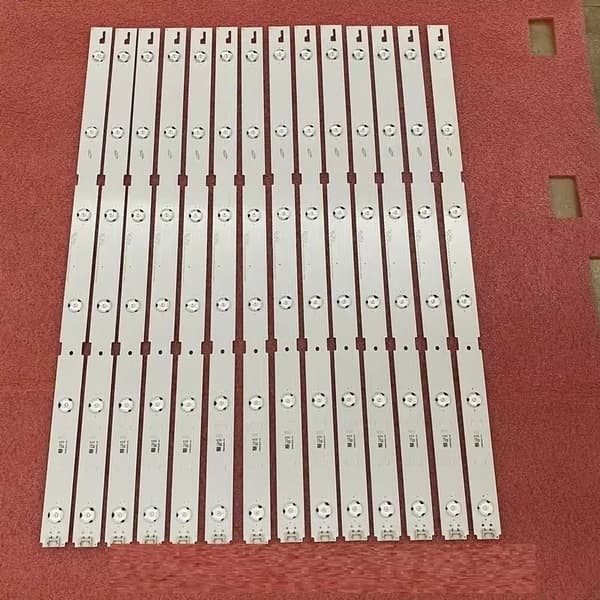 LED-bakgrundsbelysningsremsa, 6 LED-lampor, 562 mm längd, dimbar funktion