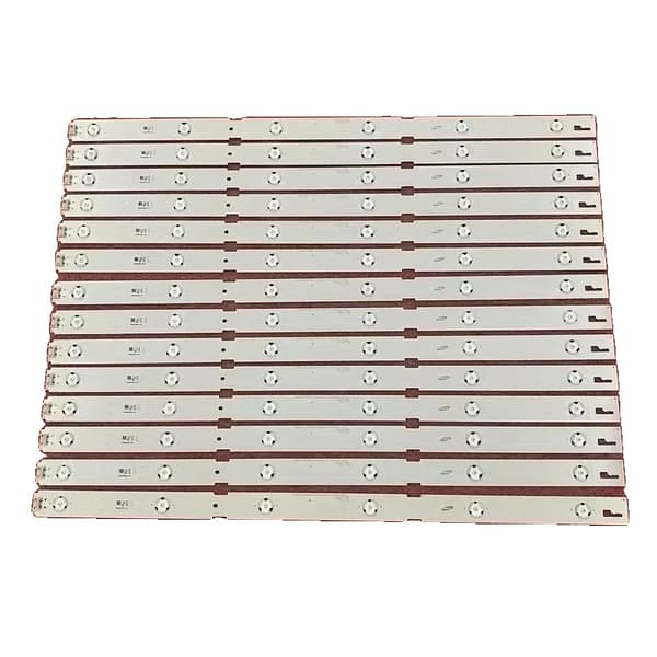LED-bakgrundsbelysningsremsa, 6 LED-lampor, 562 mm längd, dimbar funktion
