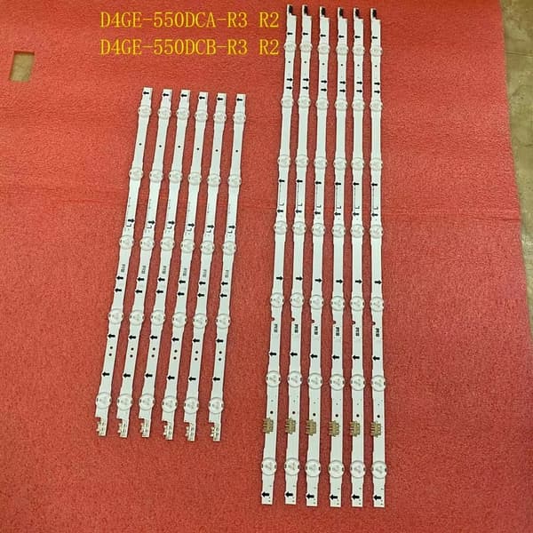 LED-bakgrundsbelysningsremsa, dimbar funktion, kopparmaterial, kompatibel med UE55-serien