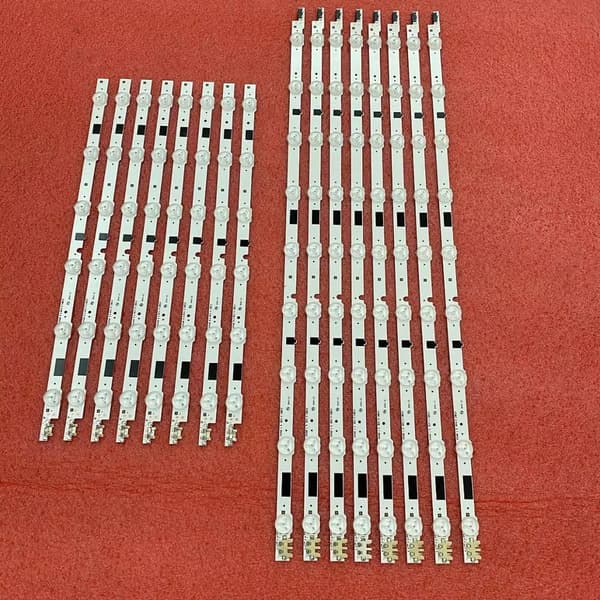 LED-strips för TV-apparater, dimbar funktionalitet, hållbar kopparkonstruktion, komplett kit med 16 delar