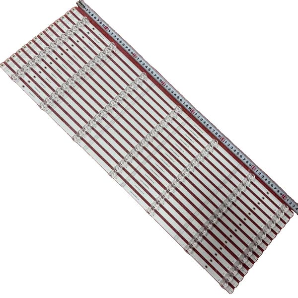 LED-bakgrundsbelysningsremsa, hållbar aluminiumkonstruktion, energieffektiv 3V-drift, kompakt längd på 745 mm