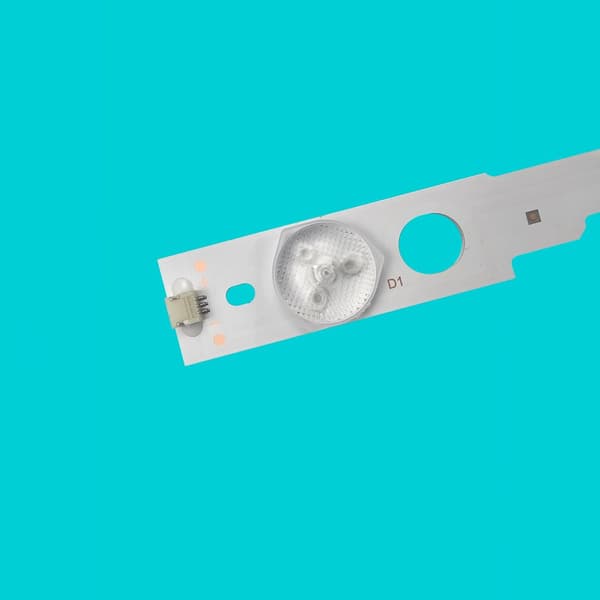 LED-bakgrundsbelysningsremsa, 713 mm längd, 6 V spänning, 9 LED-perlor per remsa