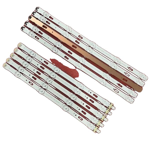 LED-remsa för TV-apparater, 10-delars kit, energieffektiv, dimbar