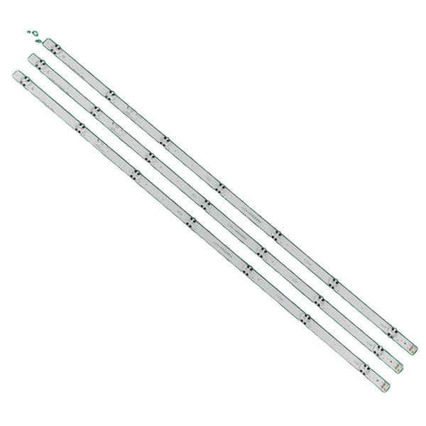 LED-bakgrundsbelysning för LG 43-tums modeller, 7 LED-lampor, längd 830mm