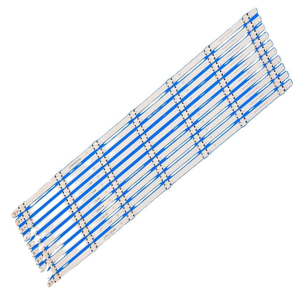 LED-bakgrundsbelysningsremsor, 710 mm längd, 7 LED-perlor per remsa, 3V spänning