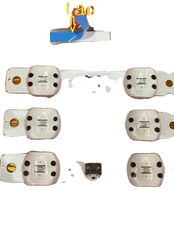 LED-taustavalo nauha, yhteensopiva useiden TV-mallien kanssa, helppo asennus