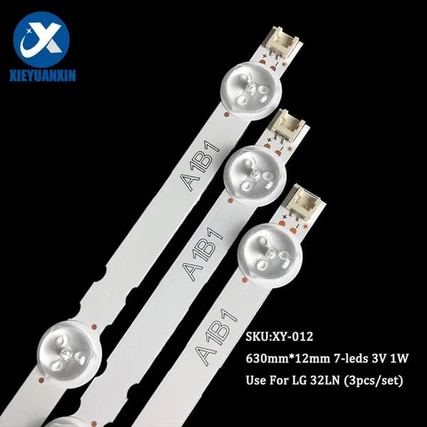 LED-bakgrundsbelysning, Kompatibel med Flera TV-modeller, Enkel att Installera, 3 st LG 32LN, 5 set