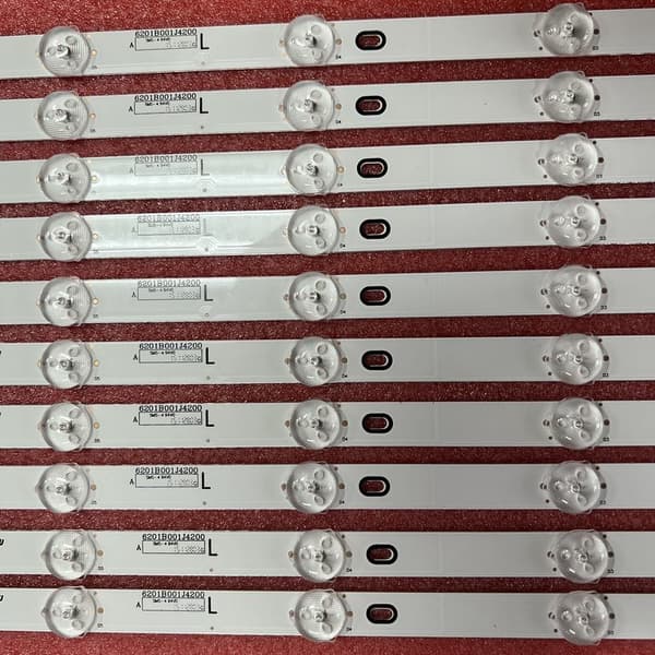 LED-taustavalo-nauha, 20 kpl sarja, yhteensopiva Panasonic-mallien kanssa, 660 mm pituus