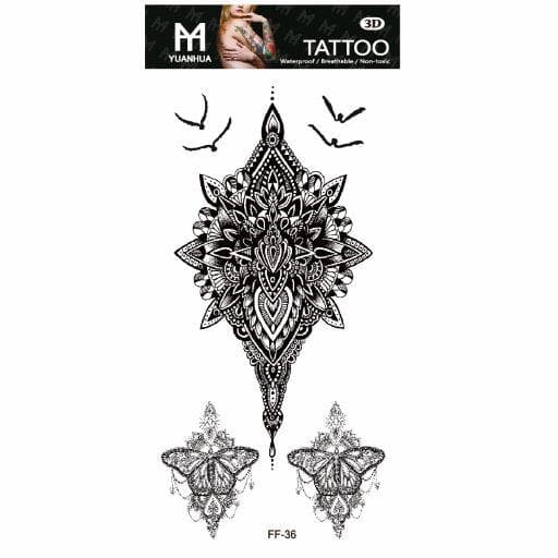 Tillfällig Tatuering 19 x 9cm - Dream catcher