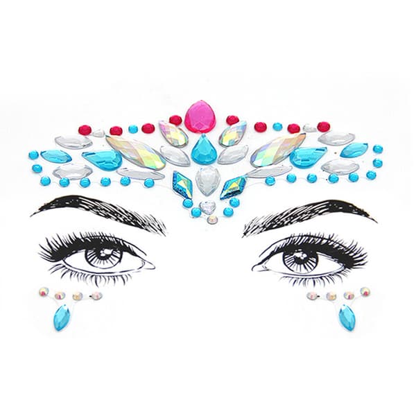 INF Festival Face Jewels Tarrat Strassikivitarrat Model 1