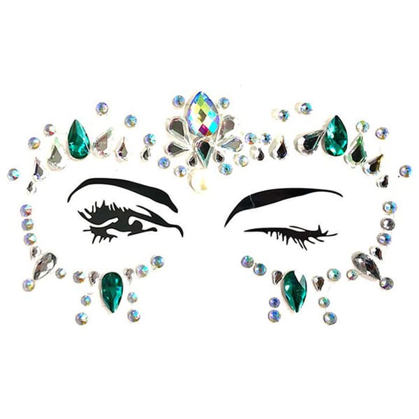 INF Festival Face Jewels Stickers Rhinestone Stickers Model 4
