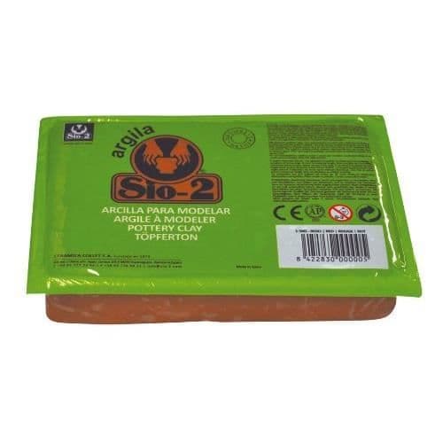 SIO-2 Argilla 1,5 kg keramik Terracota Röd - SIO-2