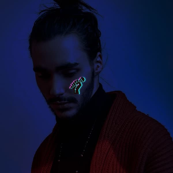 INF Luminous Vattentät Temporär Tattoo Set TT-serien - (Set med 10) A