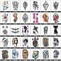 Miniatyrbild 4 av 4: INF Drömfångare Tillfällig Tatueringsärm, Stora Arm Tatueringsdekaler 1