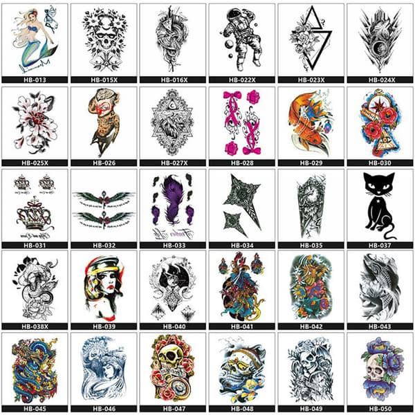 INF Drömfångare Tillfällig Tatueringsärm, Stora Arm Tatueringsdekaler 1