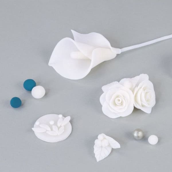 Porcelänspaket - MILAN - E4611 - Vit - 500 g - Enhet unik