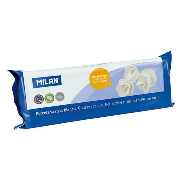 Porcelänspaket - MILAN - E4611 - Vit - 500 g - Enhet unik