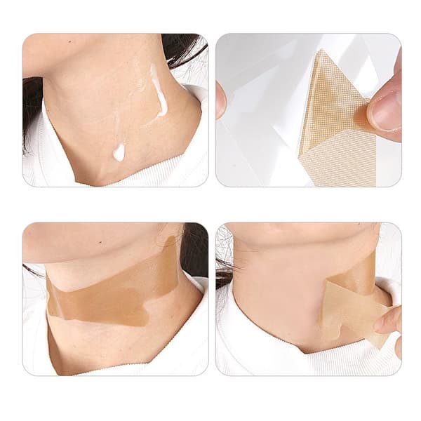 INF Halsrynkeplaster - Reduser fine linjer (5 plaster)