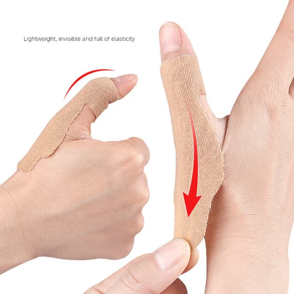 INF Fingerbeskyttelsesbandasjer - Pustende og komfortable (5-pakning) Beige