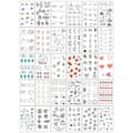 Miniatyrbilde 1 av 6: INF Chic midlertidige tatoveringer - 30 unike fingerdesign