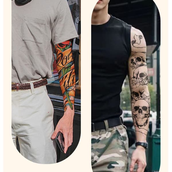 INF 10 Arkkia Tattoo-tarroja - Valikoituja malleja, vedenpitäviä