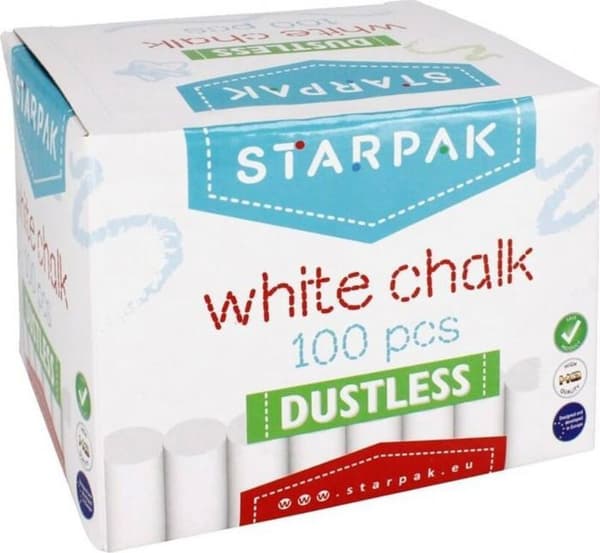 Starpak - STK KRED9 - KREDA SKOL BIA NP STK OP100PCS PUD 1/16