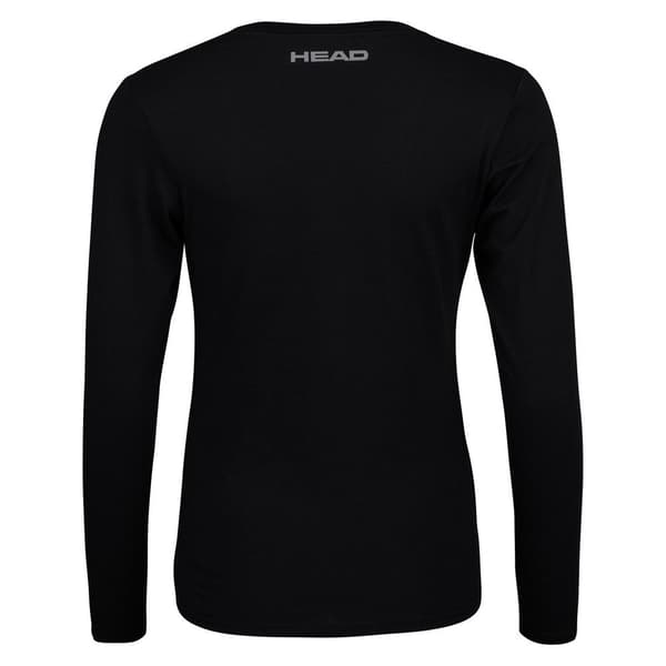 Head Racket Langærmet T-shirt Club 21 Linda Sort L Kvinde