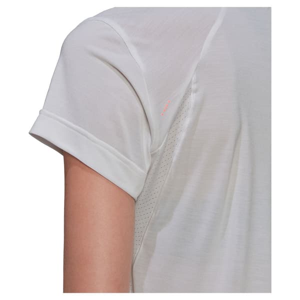 Adidas Kort Ärm T-shirt Freelift Vit S Kvinna