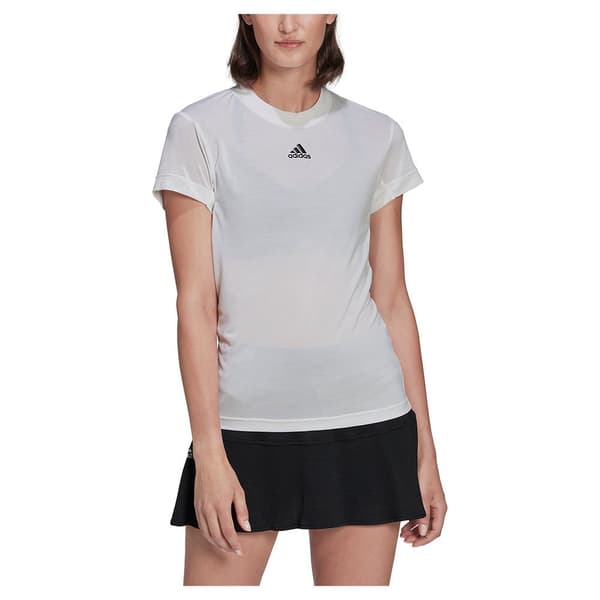 Adidas Kort Ärm T-shirt Freelift Vit S Kvinna