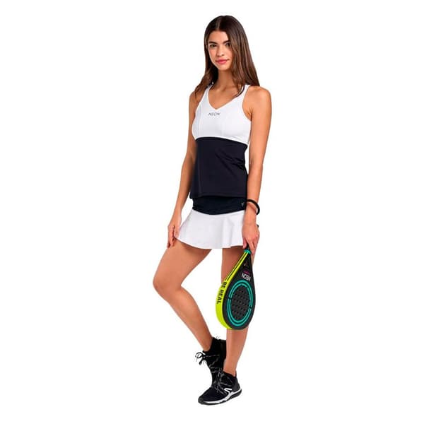 Neon Style Ärmlös T-shirt Jimena Day Vit S Kvinna