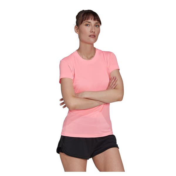 Adidas Lyhythihainen T-paita Freelift Pinkki M Nainen