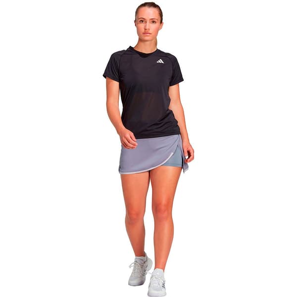 Adidas Kortärmad T-shirt Club Svart S Kvinna